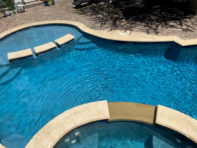 Pool after deep cleaning